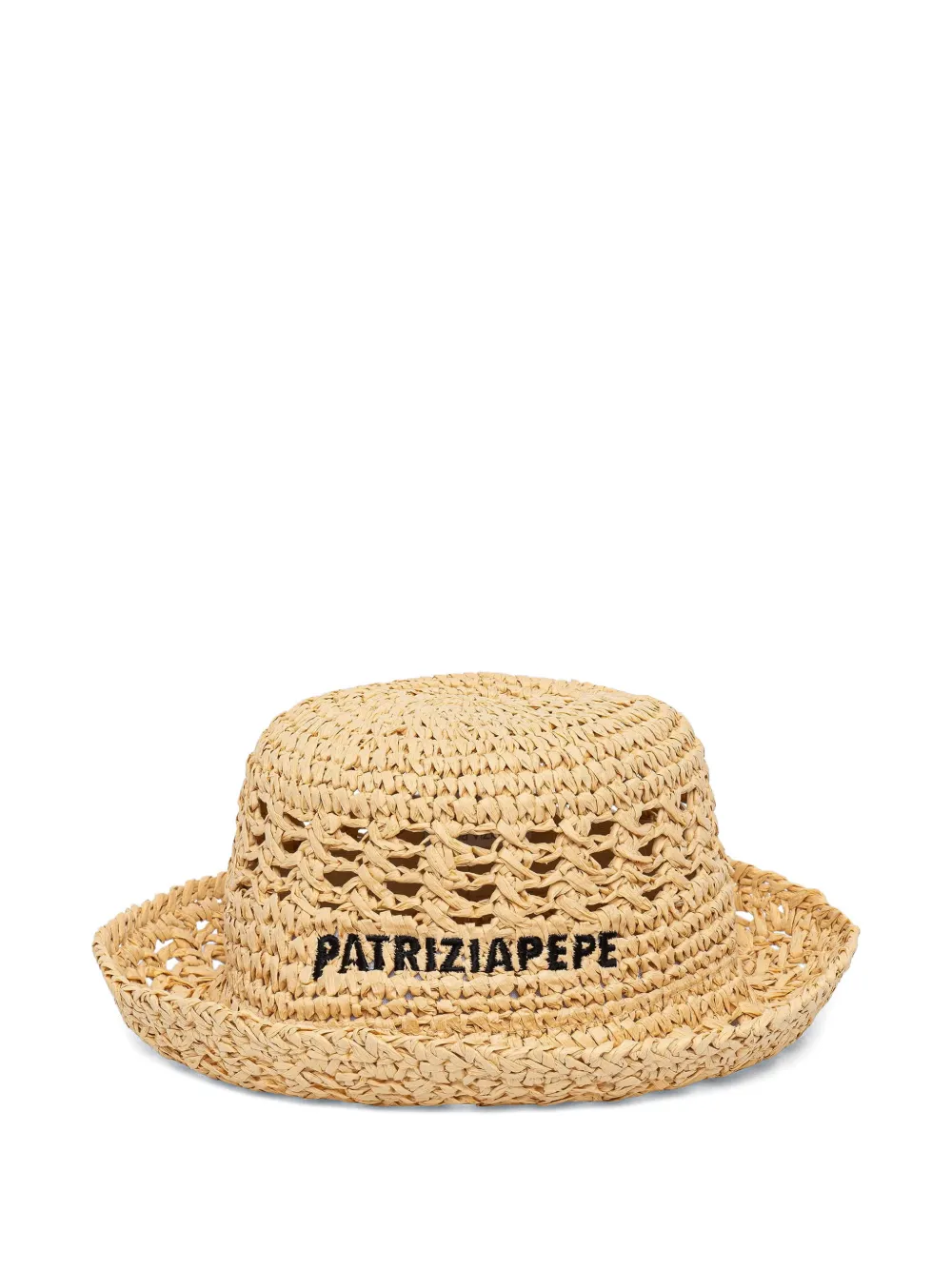 Patrizia Pepe logo-embroidered bucket hat - Toni neutri