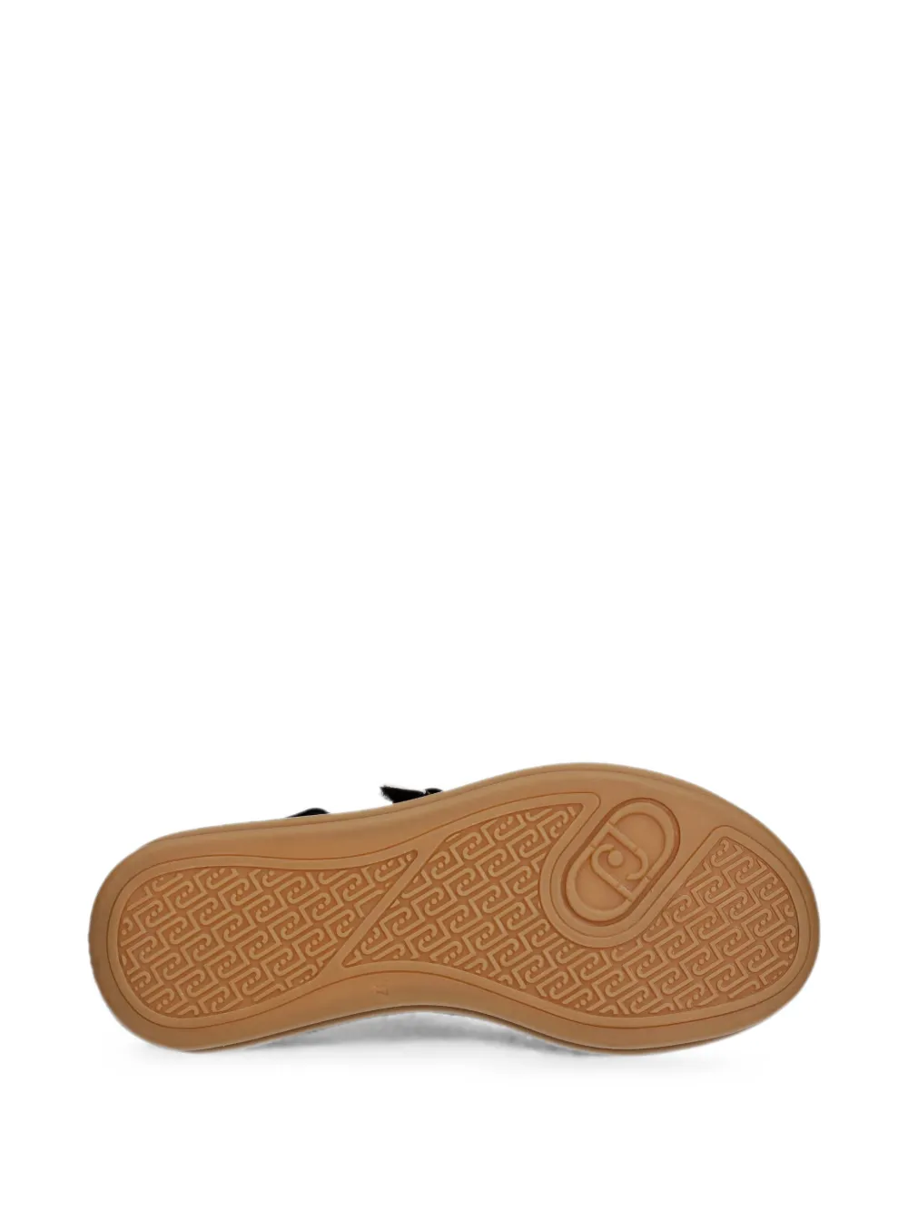 LIU JO leopard-print logo-plaque sandals Zwart