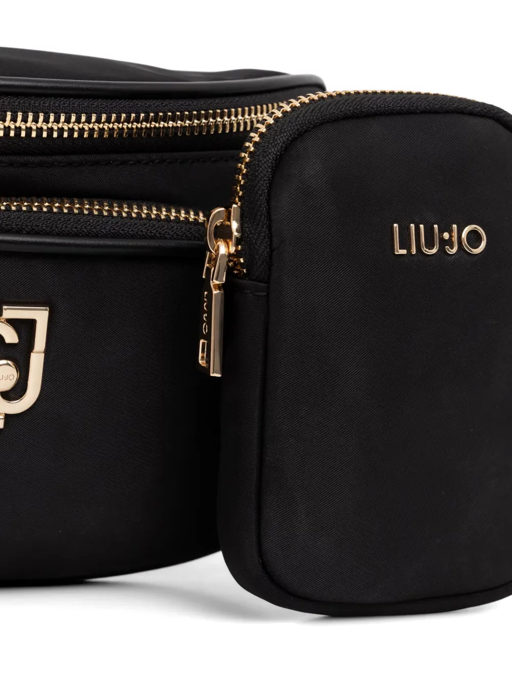 LIU JO Heuptas met logoplakkaat Zwart