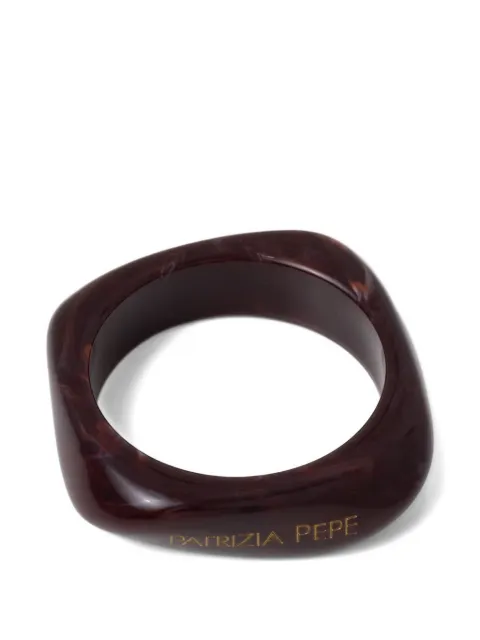 Patrizia Pepe pulsera Nature Soul con efecto marmoleado y logo estampado