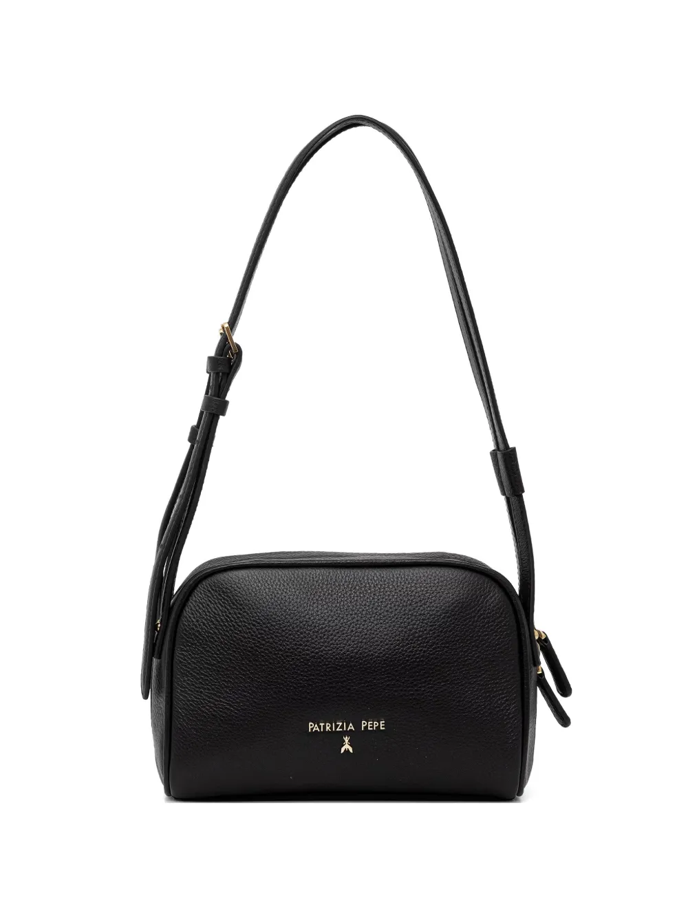 Patrizia Pepe Borsa tote in pelle pieno fiore - Nero
