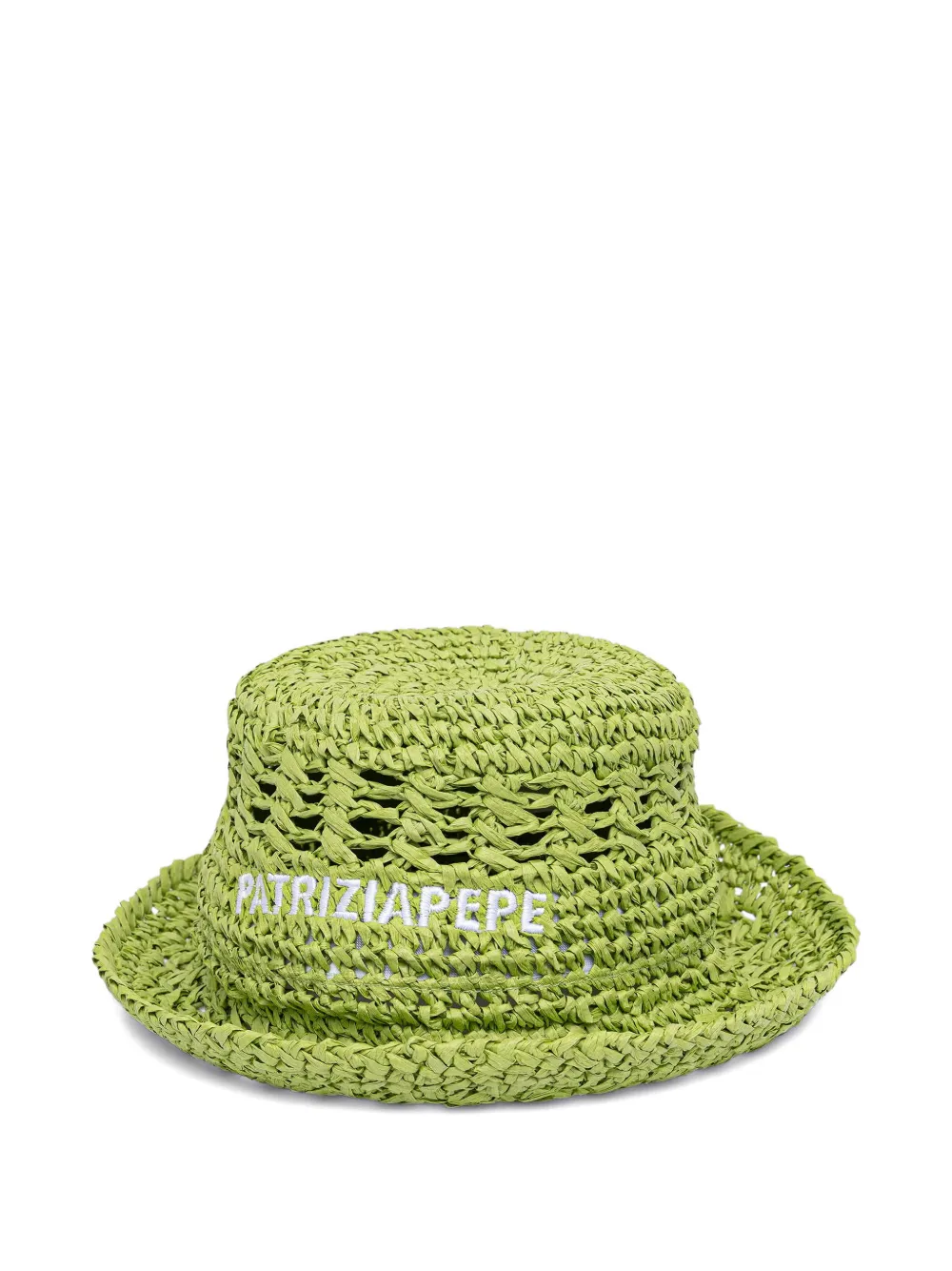 Patrizia Pepe logo-embroidered bucket hat - Verde