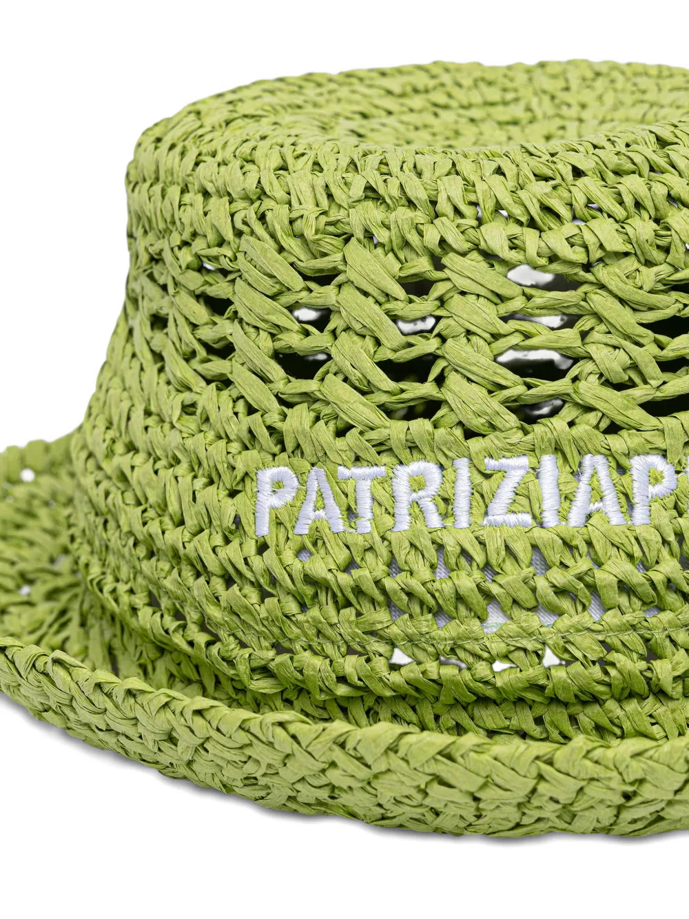 Patrizia Pepe Vissershoed met geborduurd logo Groen
