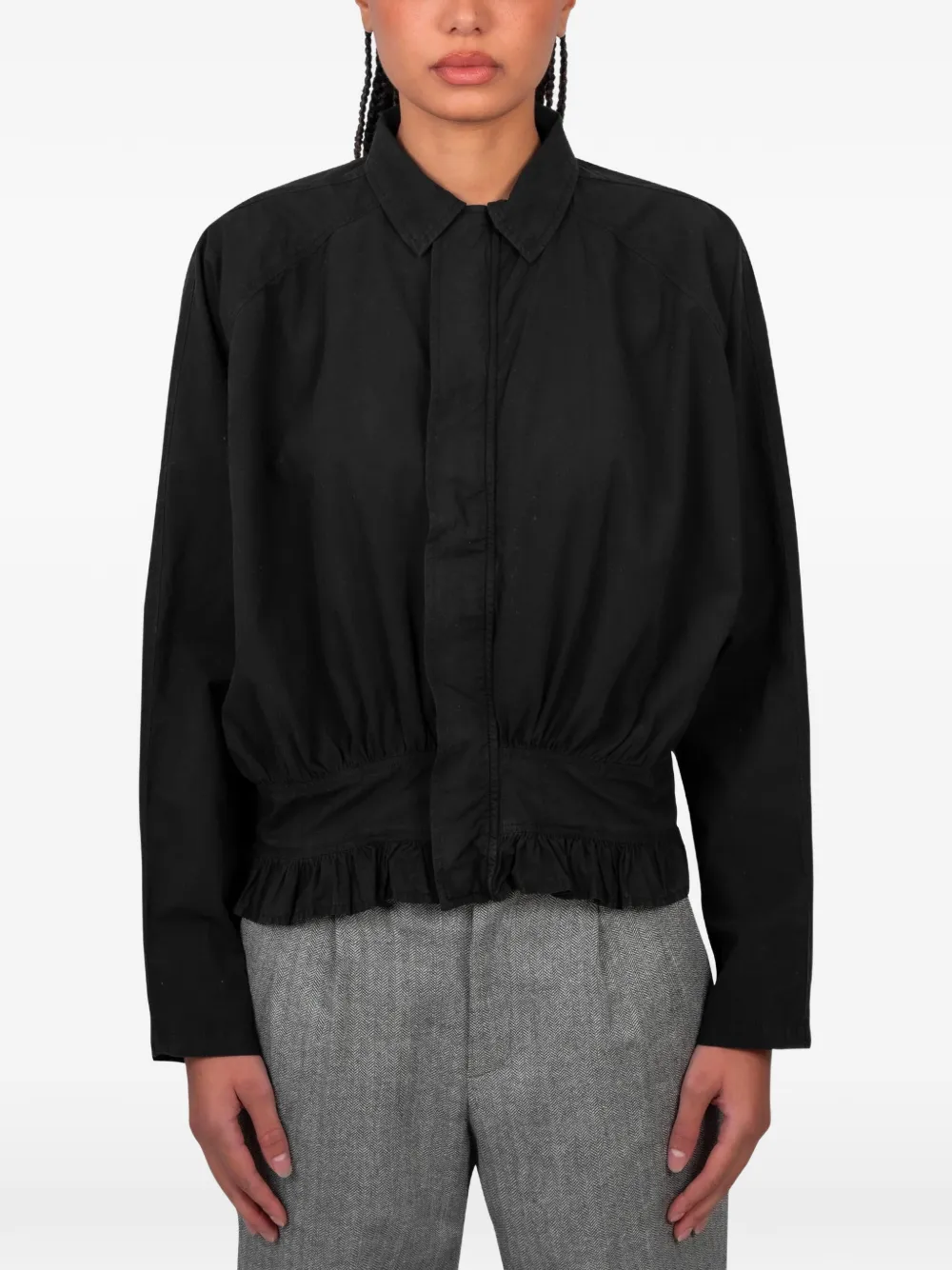 Gimaguas Ashley ruffled jacket - Nero