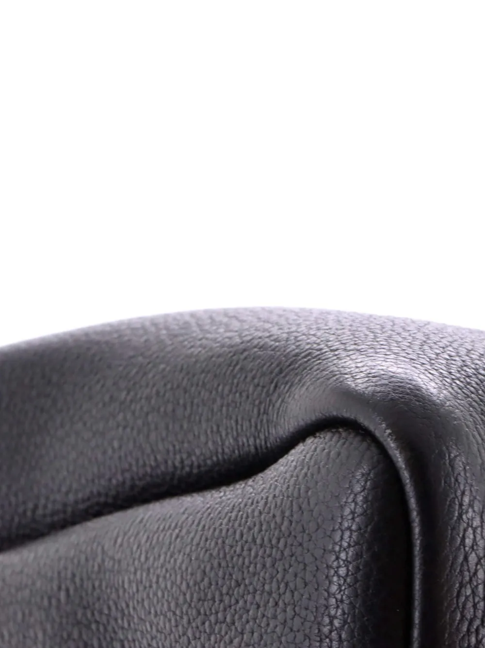 Pre-owned Prada Flou Dynamique Open Tote Vitello Daino Mini Shoulder Bag In Black