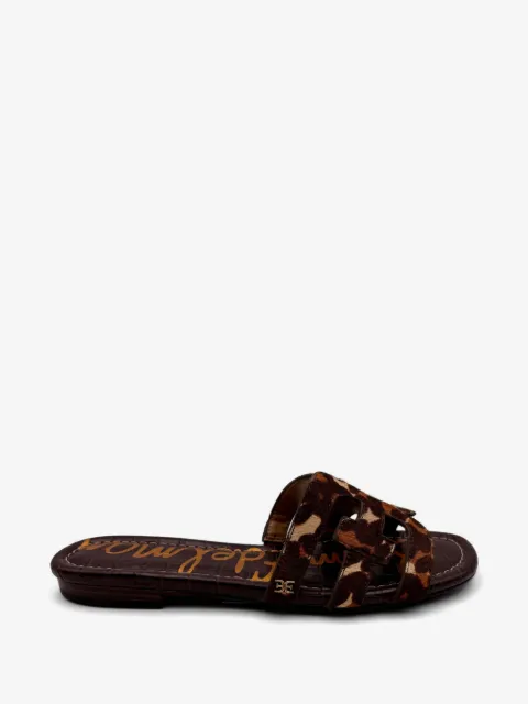Sam Edelman sandalias planas con animal print