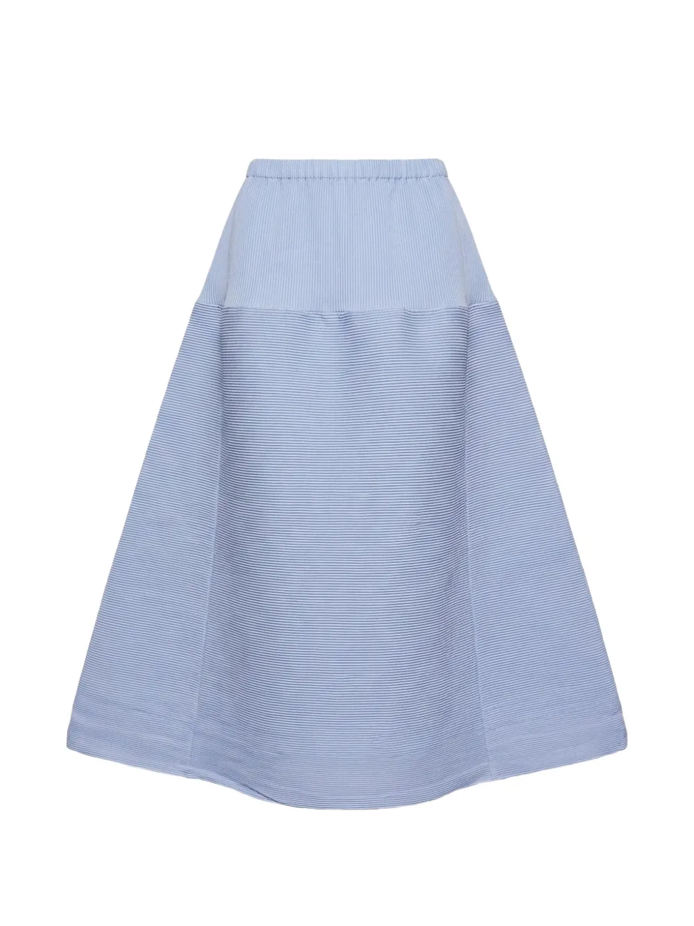 Melitta Baumeister A-line ripple midi skirt - Blau
