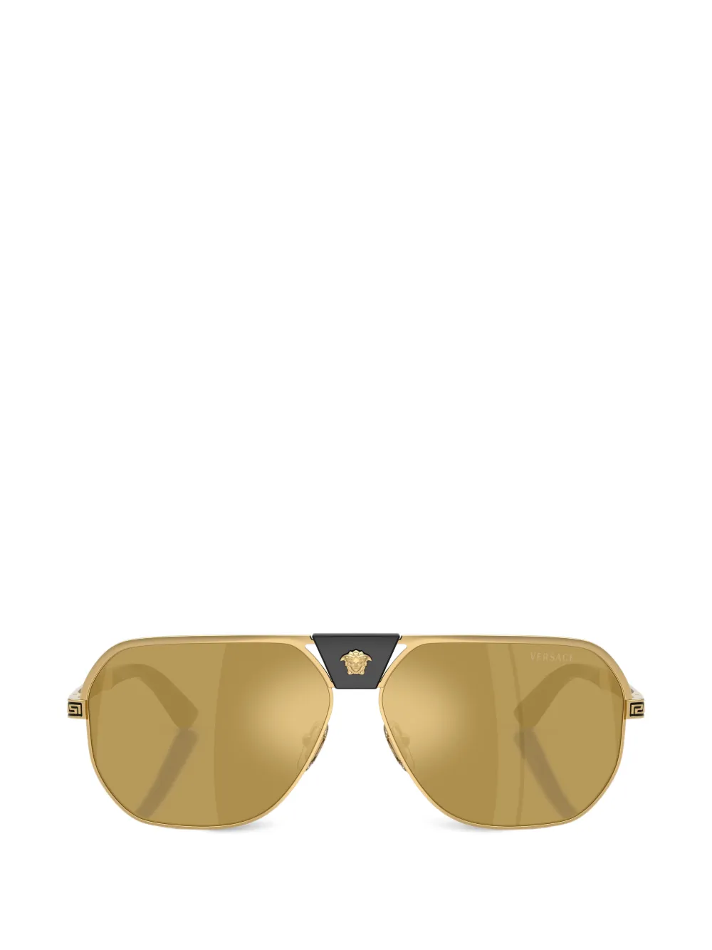 Versace Eyewear Greca Flow sunglasses - Gold