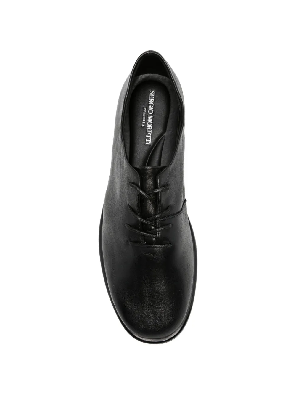 SERGIO MORETTI FIRENZE Leren Oxford veterschoenen Zwart