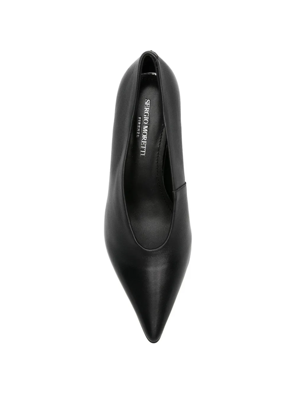 SERGIO MORETTI FIRENZE Pumps met puntige neus Zwart