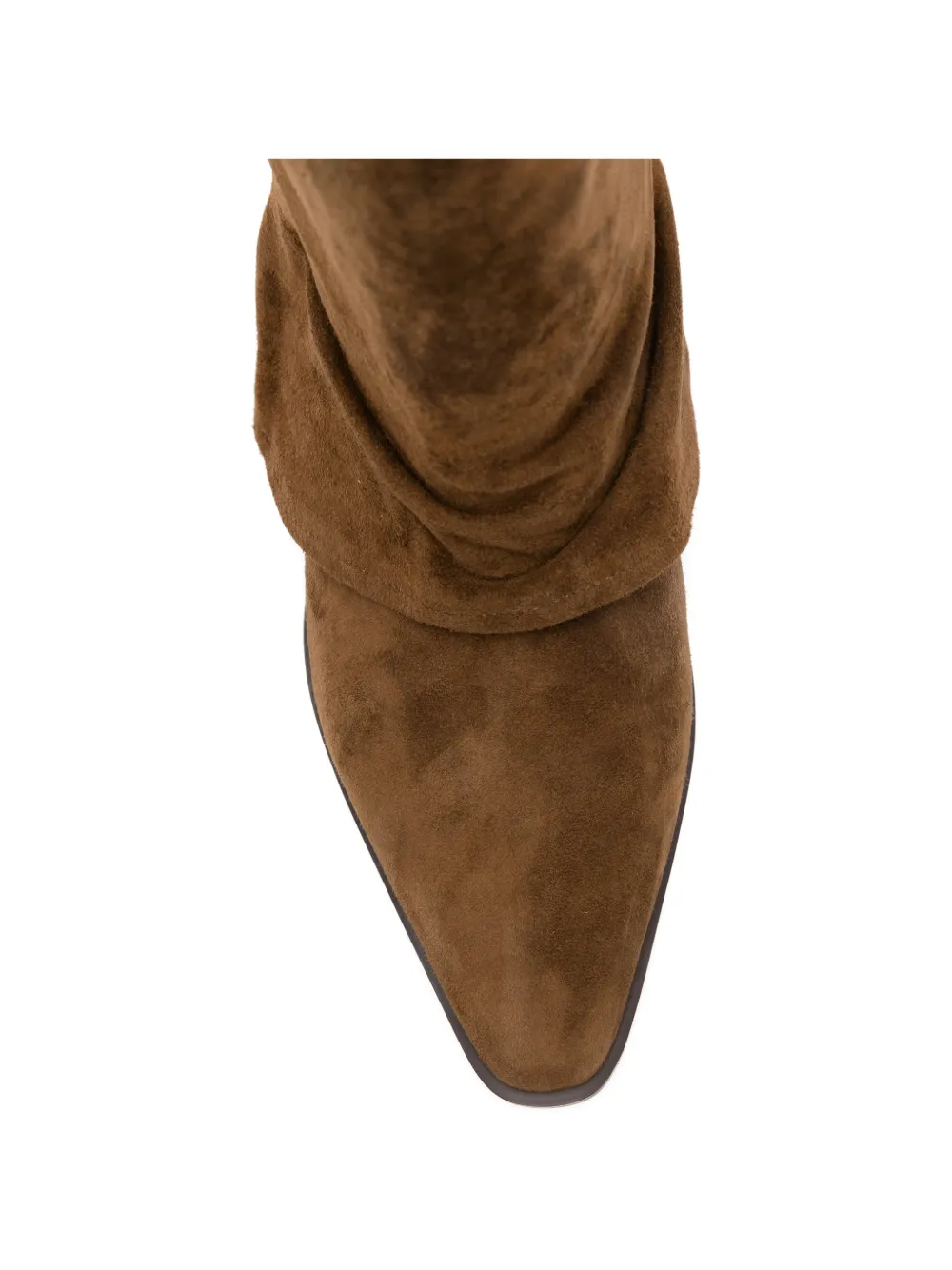 SERGIO MORETTI FIRENZE buckle-strap slouchy ankle boots Bruin