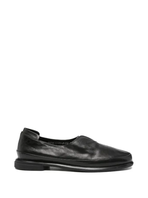 SERGIO MORETTI FIRENZE center-seam leather loafers