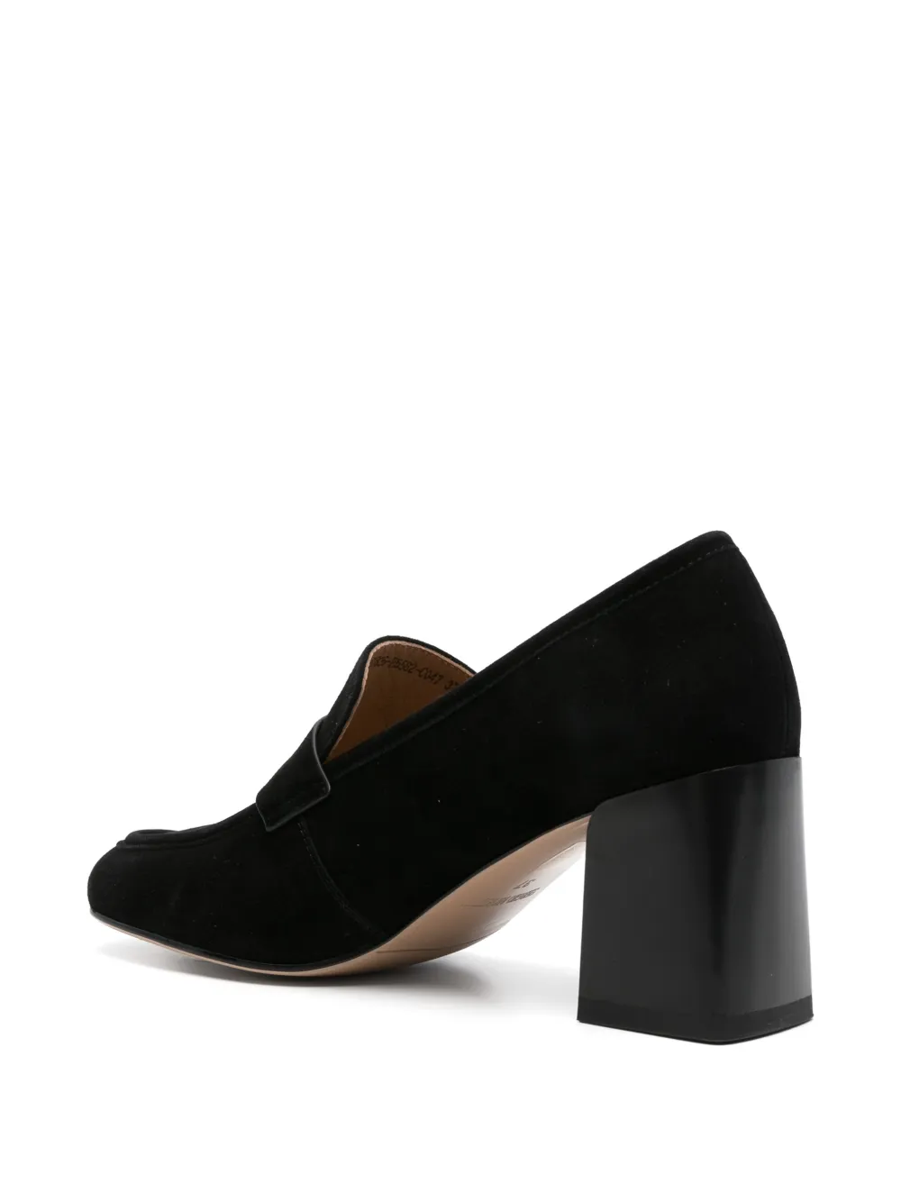 SERGIO MORETTI FIRENZE Suède pumps Zwart