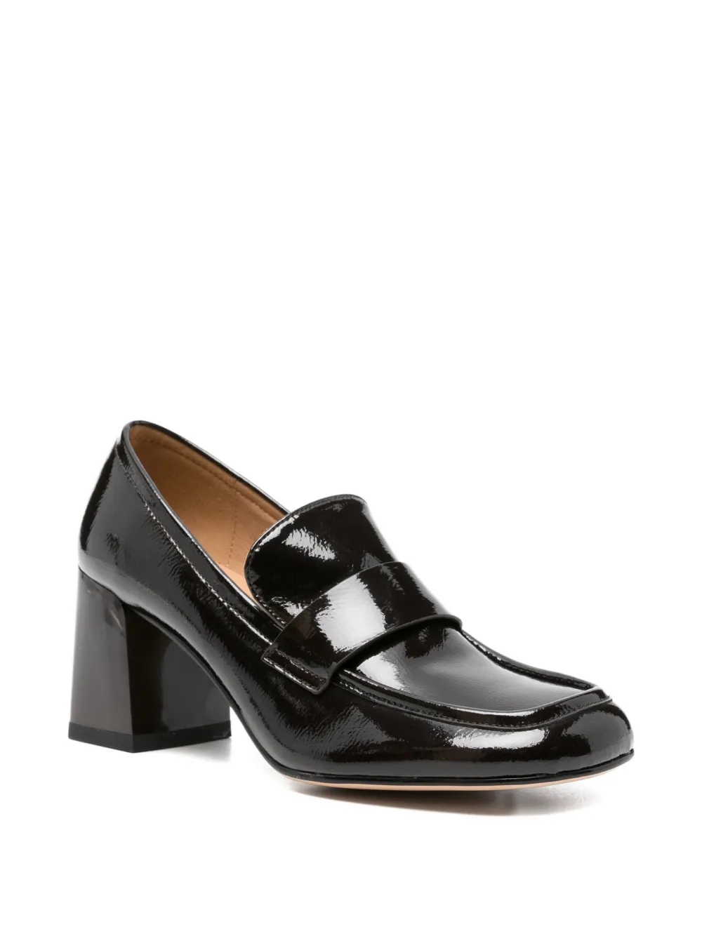 SERGIO MORETTI FIRENZE Pumps met vierkante neus Bruin