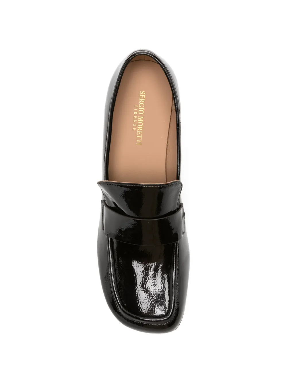 SERGIO MORETTI FIRENZE Pumps met vierkante neus Bruin