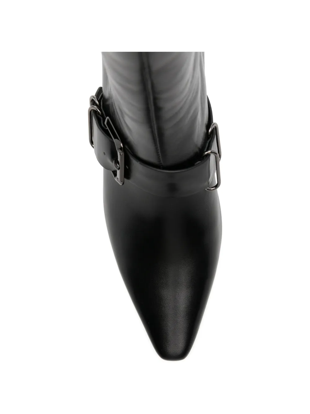 SERGIO MORETTI FIRENZE buckle-strap ankle boots Zwart