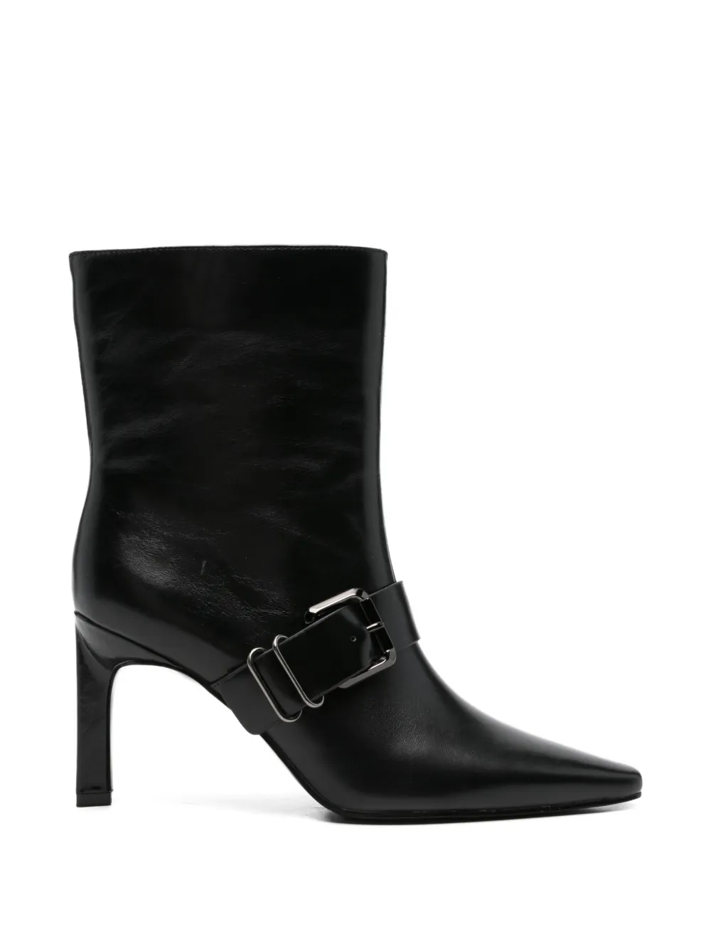 SERGIO MORETTI FIRENZE buckle-strap ankle boots Zwart
