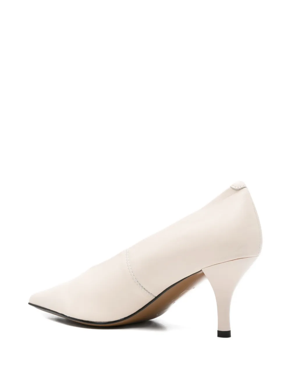 SERGIO MORETTI FIRENZE Pumps met puntige neus Beige