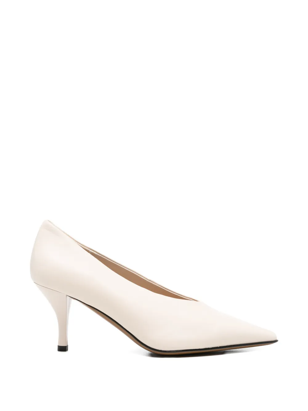 SERGIO MORETTI FIRENZE Pumps met puntige neus Beige