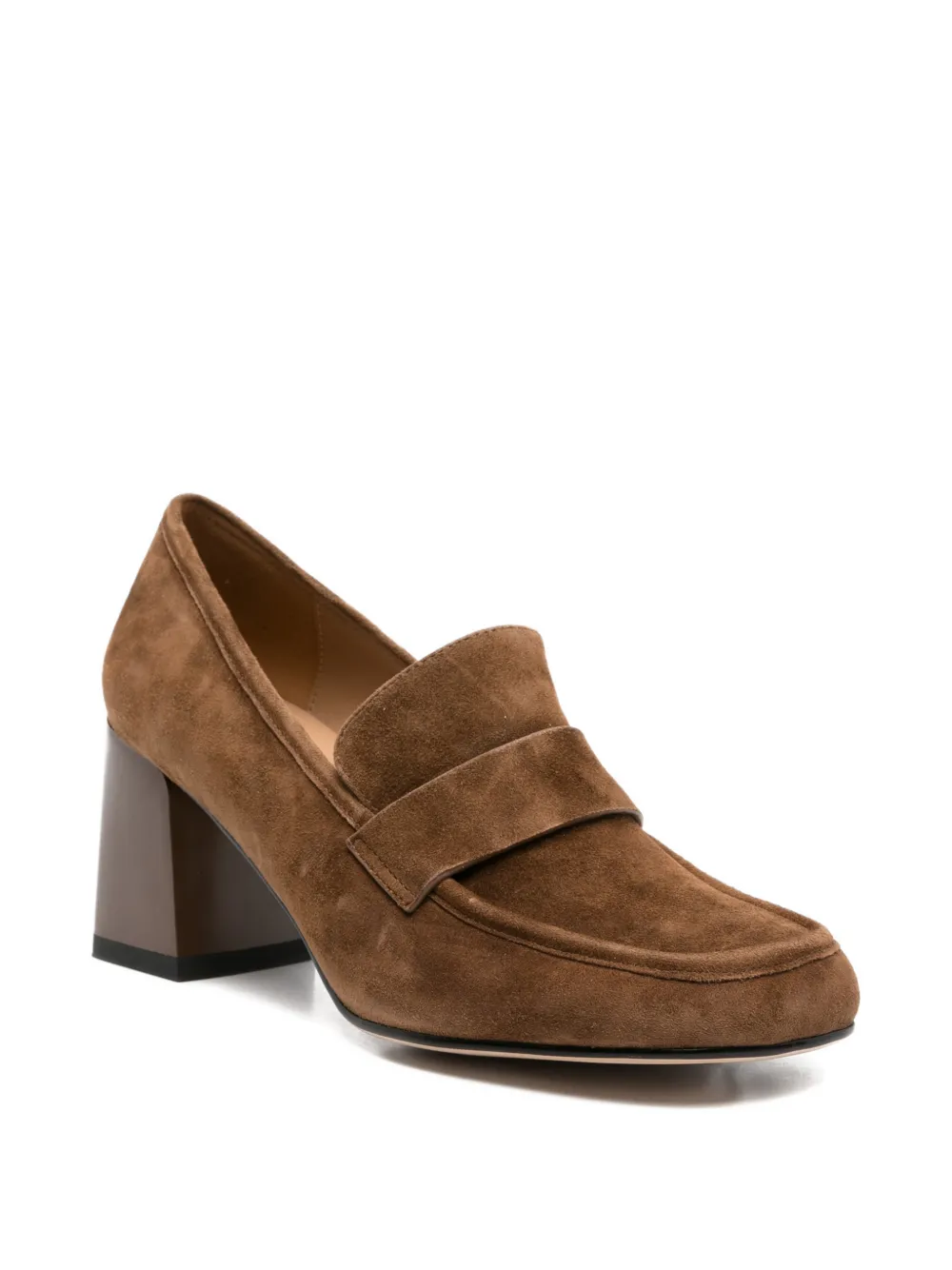 SERGIO MORETTI FIRENZE Suède pumps Bruin