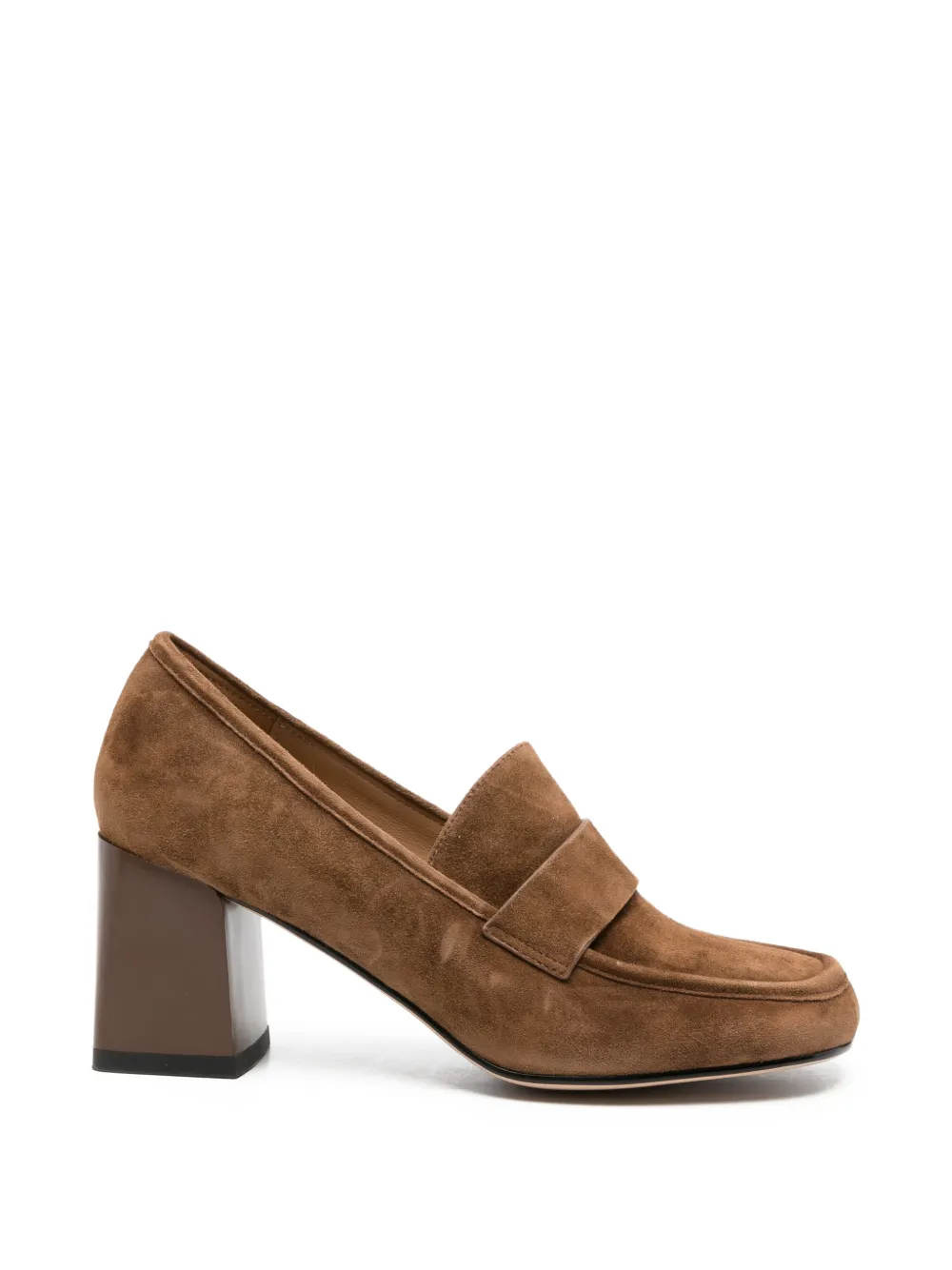 SERGIO MORETTI FIRENZE Suède pumps Bruin