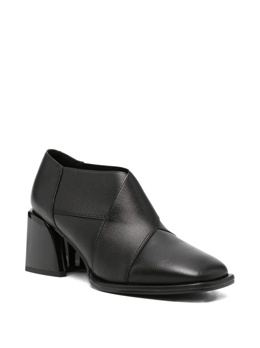 SERGIO MORETTI FIRENZE Pumps met blokhak en vlakken Zwart
