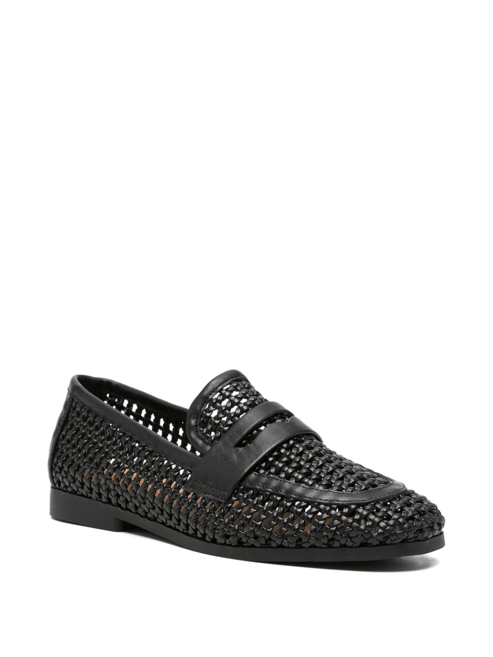 SERGIO MORETTI FIRENZE Penny loafers Zwart