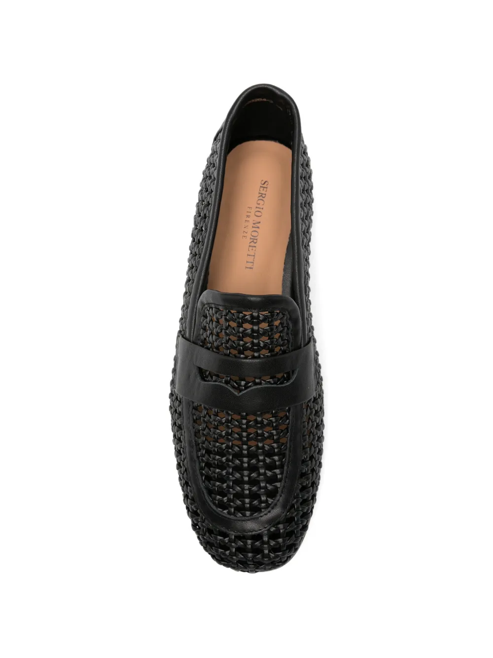 SERGIO MORETTI FIRENZE Penny loafers Zwart