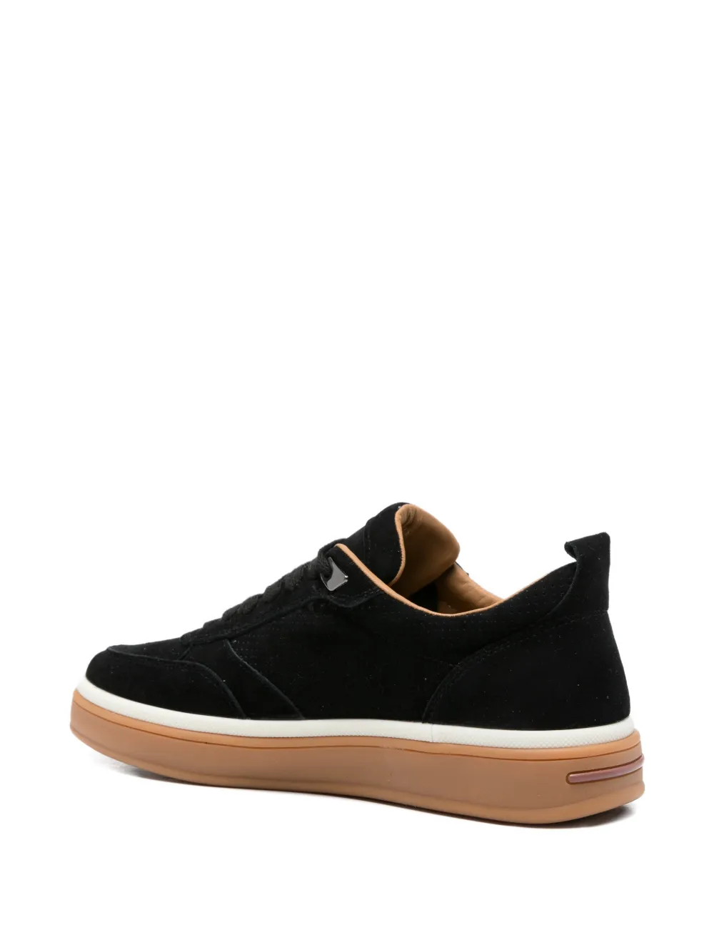 SERGIO MORETTI FIRENZE Geperforeerde sneakers Zwart