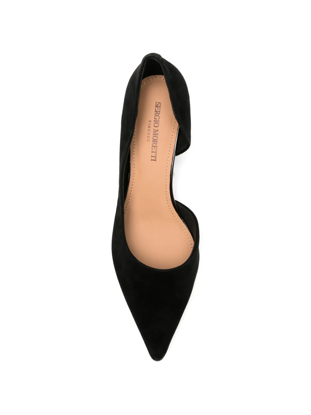 SERGIO MORETTI FIRENZE d'Orsay pumps met puntige neus Zwart