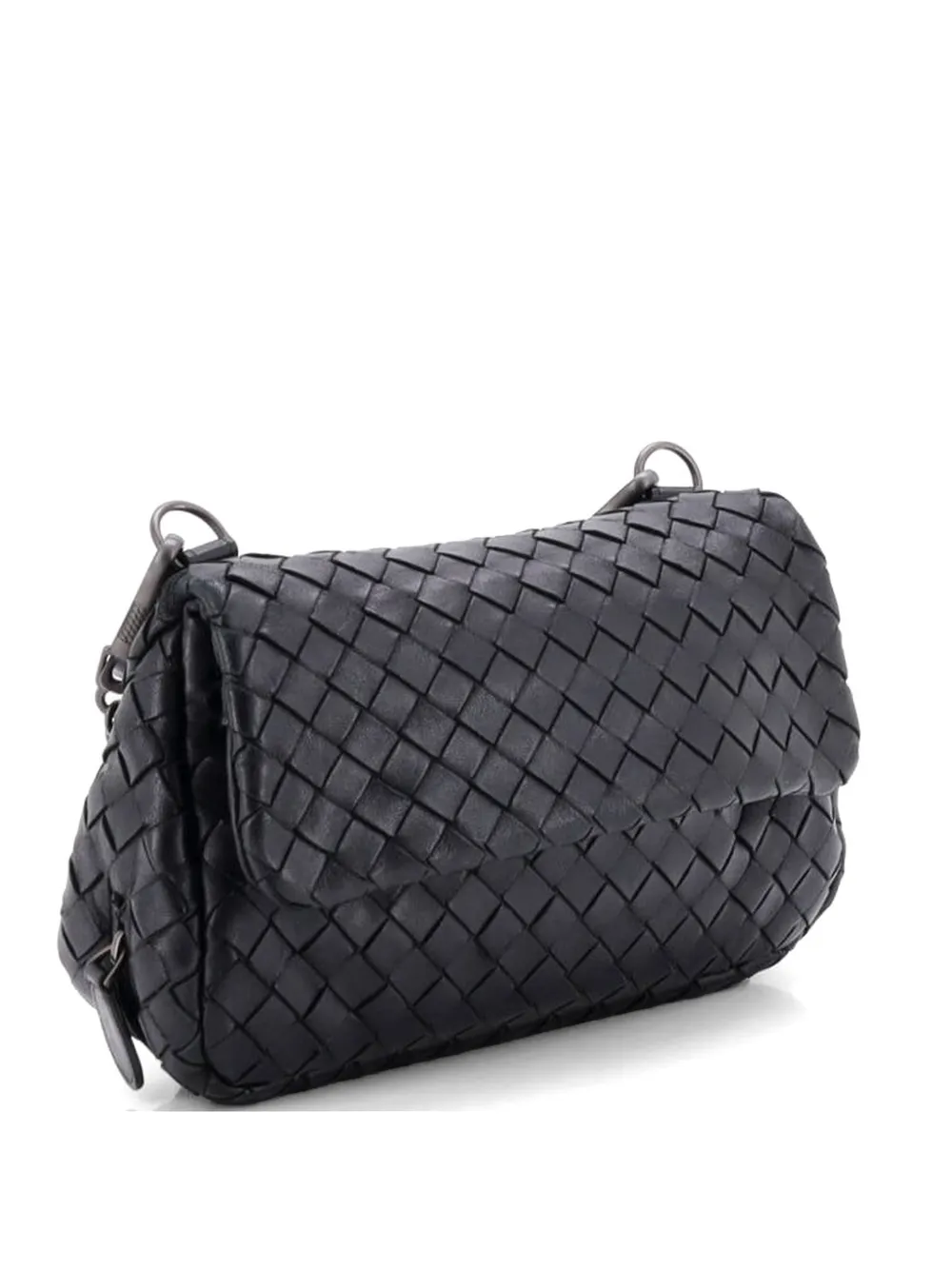 Bottega Veneta Pre-Owned Expandable Chain Intrecciato Nappa Small crossbody bag - Nero