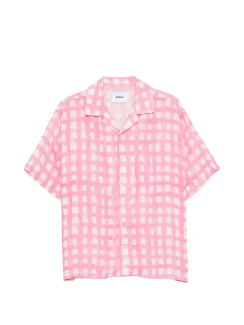 Bonsai camisa bowling a cuadros