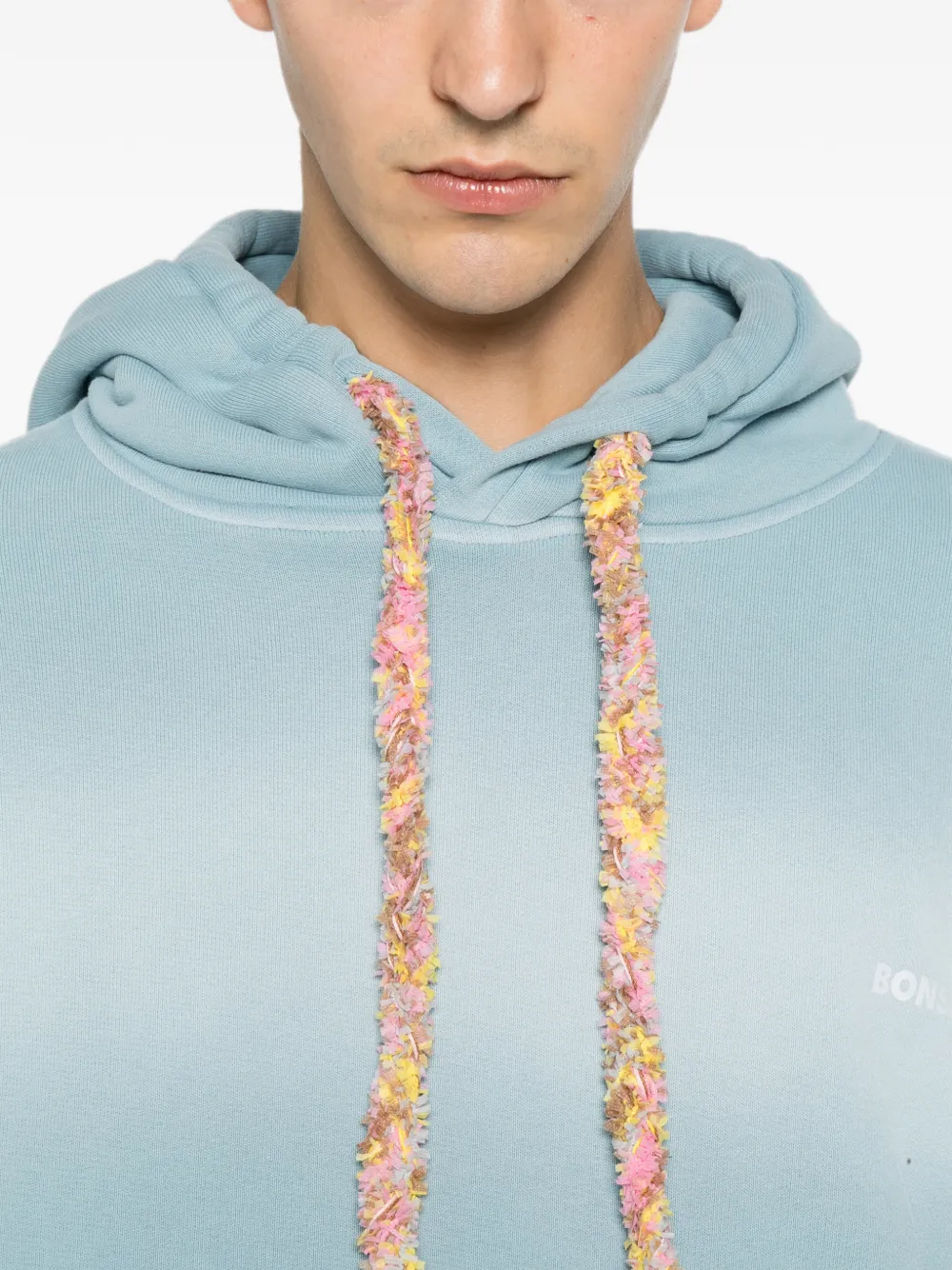 Bonsai Hoodie met logoprint Blauw
