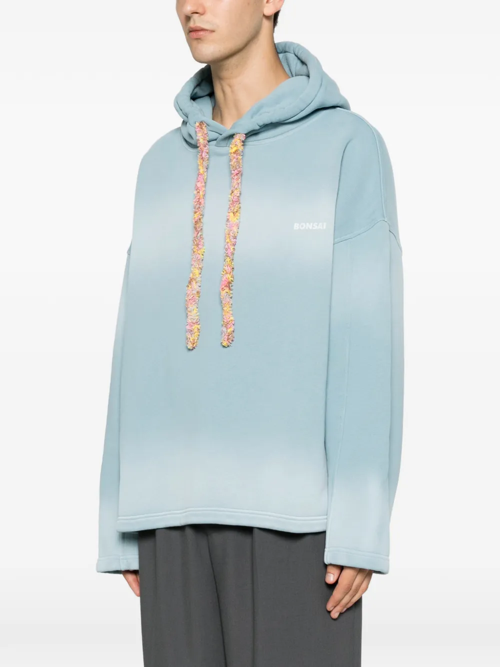 Bonsai Hoodie met logoprint Blauw