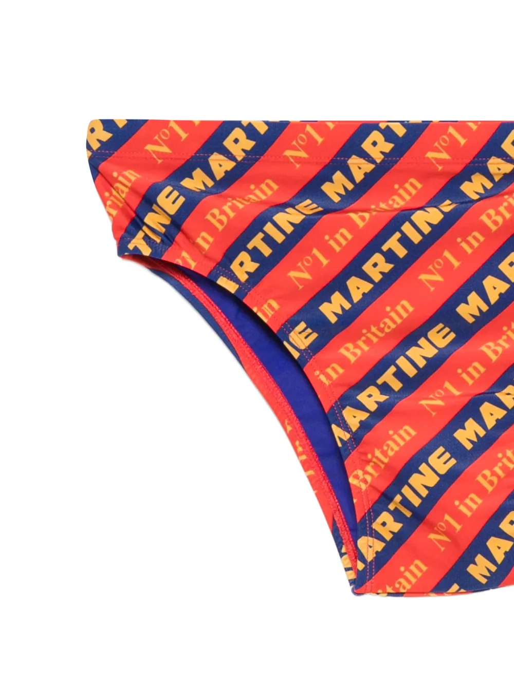  Martine Rose Short De Bain à Logo Imprimé - Rouge 