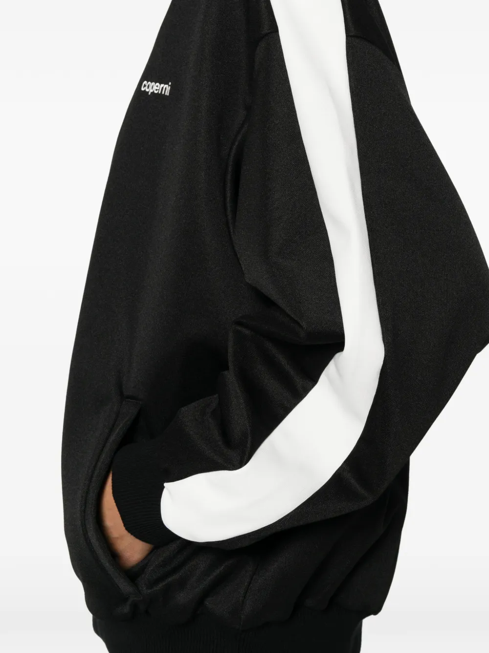 Coperni Oversized jack met zijstreep Zwart