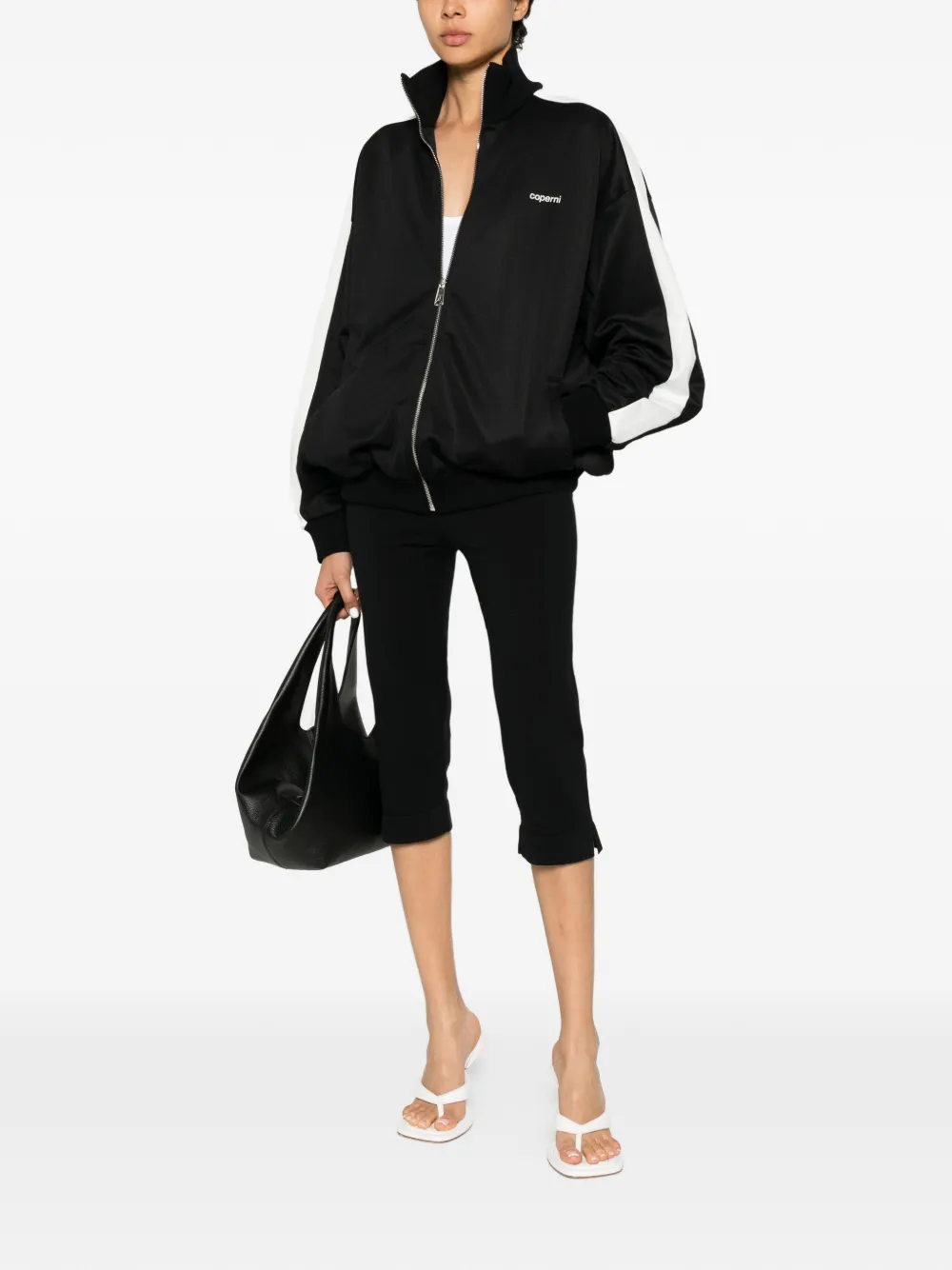 Coperni Oversized jack met zijstreep Zwart
