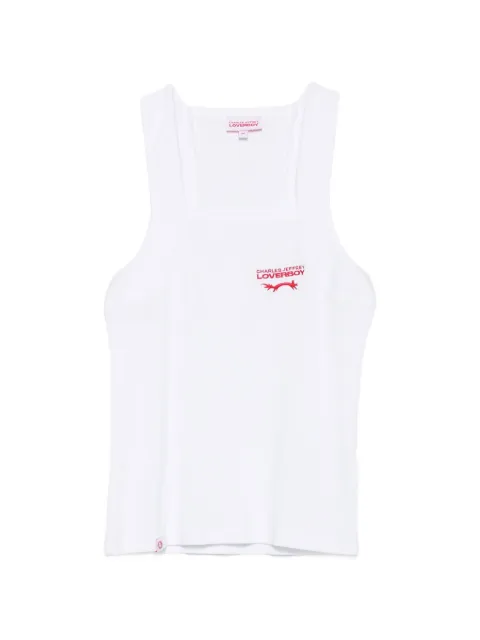 Charles Jeffrey Loverboy logo-embroidered vest