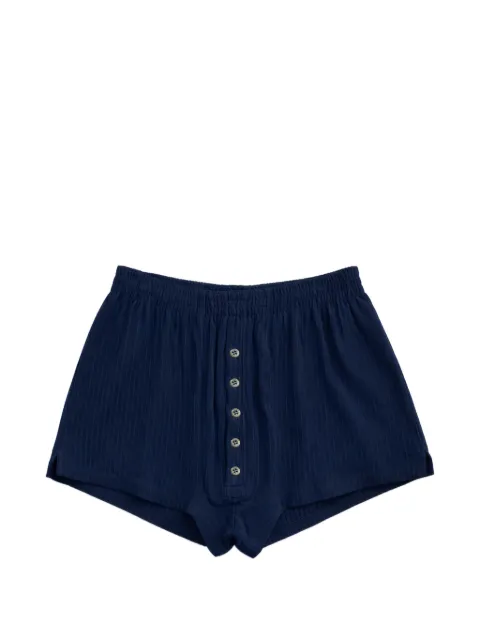 À La Garçonne Cueca boxer com abotoamento frontal