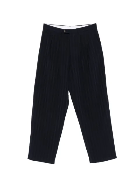 LC23 pinstripe-pattern pleated trousers