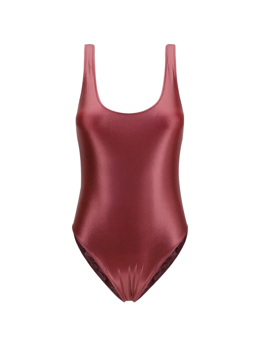 Kristina Ti scoop-neck swimsuit - Rosso