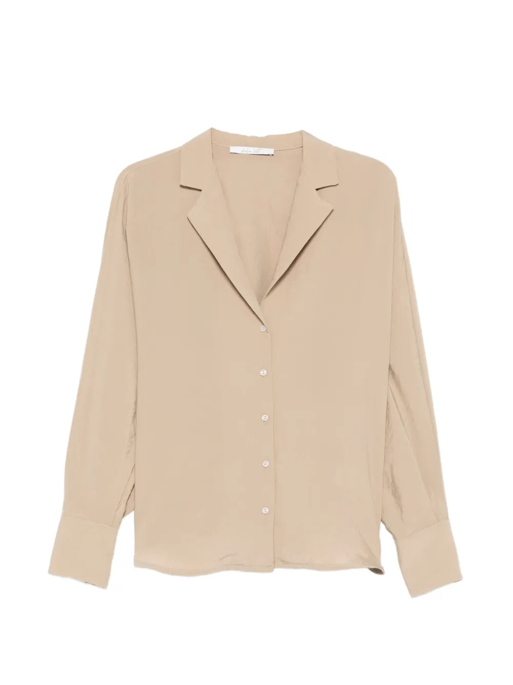 PHILIA LOFT buttoned V-neck shirt - Nude