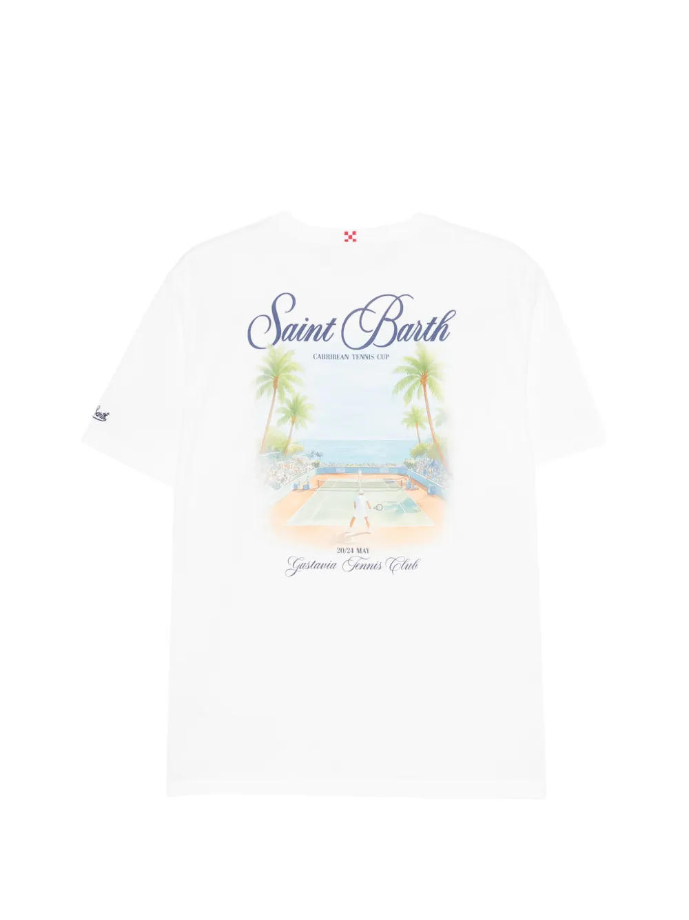 MC2 Saint Barth 포틀랜드 로고 프린트 그래픽 프린트 티셔츠 | 티셔츠 | Image 2