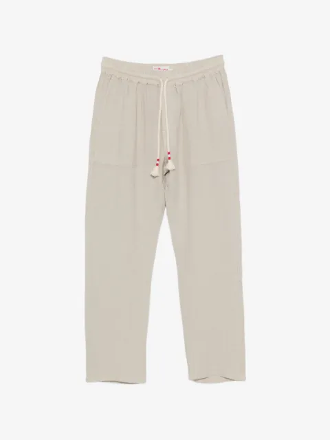 MC2 Saint Barth drawstring-waist linen trousers