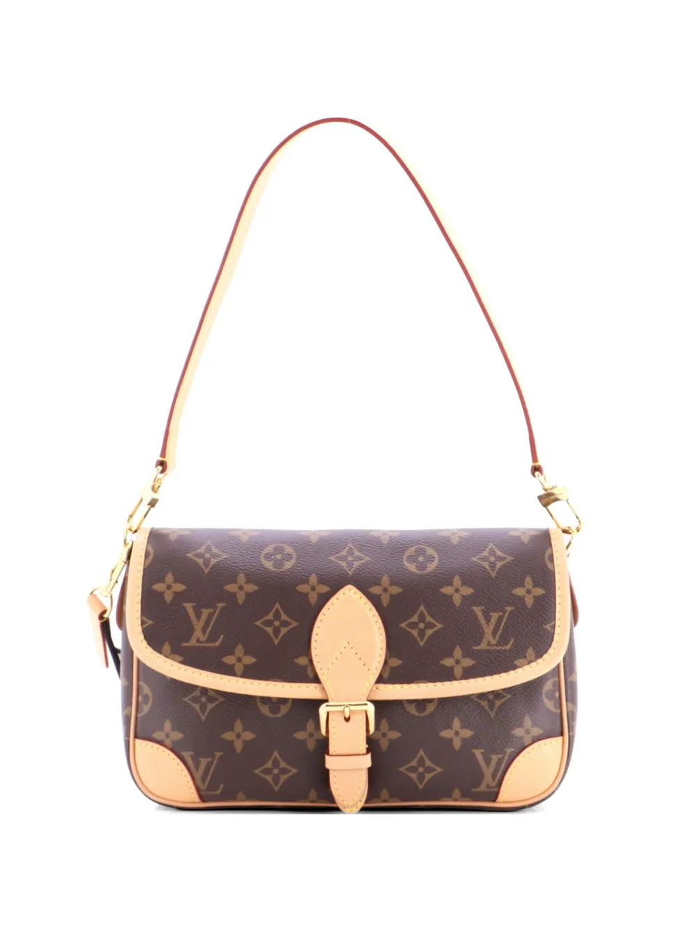Louis Vuitton Pre-Owned Diane NM Handbag Monogram Canvas Nano shoulder bag - Braun