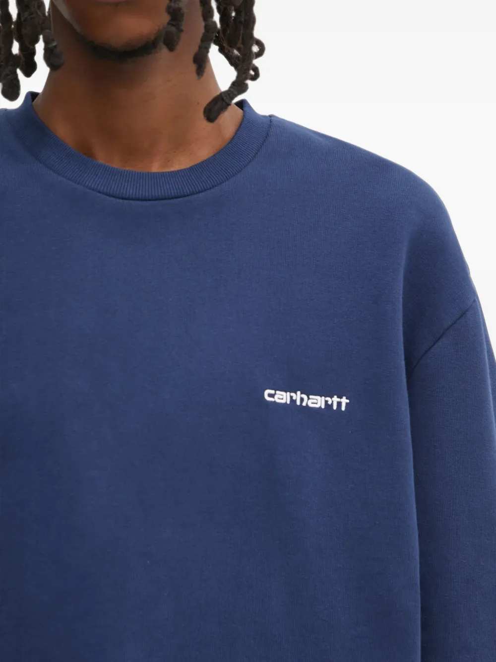 Carhartt WIP Sweater met logoprint Blauw