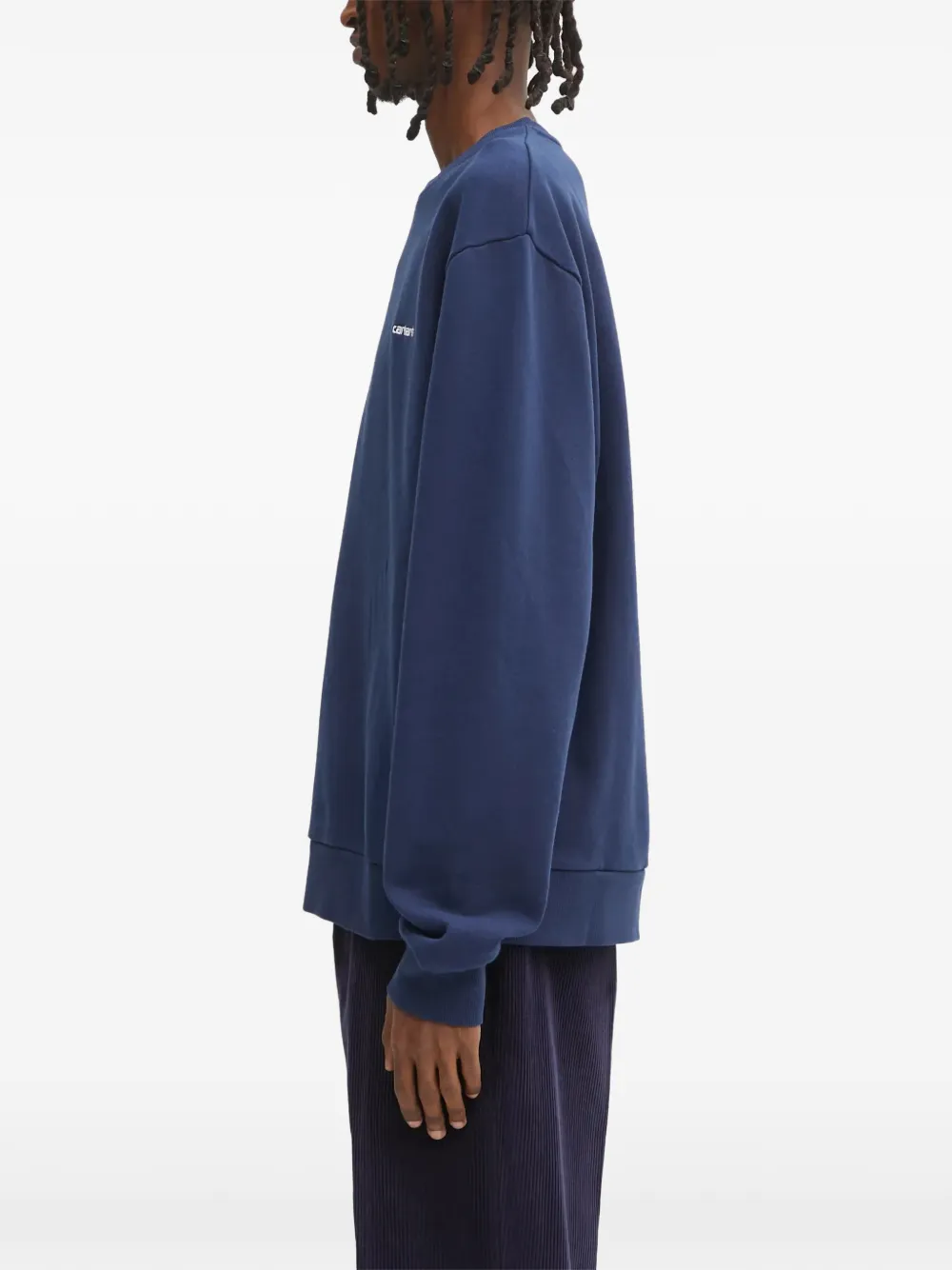 Carhartt WIP Sweater met logoprint Blauw