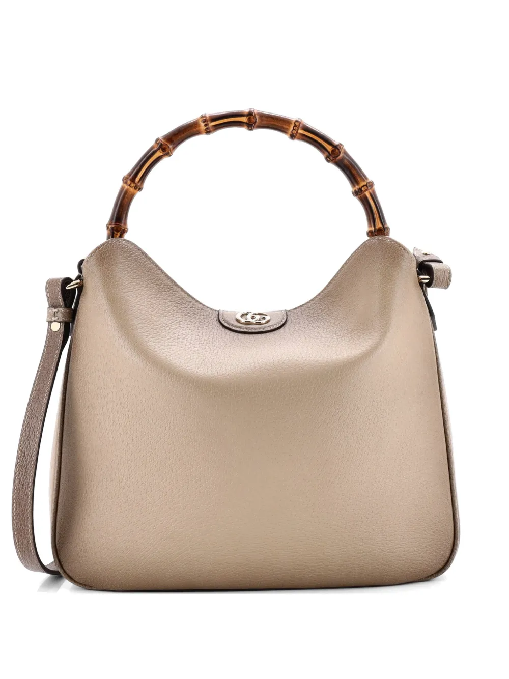 Gucci Pre-Owned Diana NM Bamboo Leather Medium shoulder bag - Toni neutri