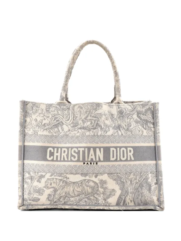 Christian Dior Pre-Owned ブック エンブロイダリー キャンバス 