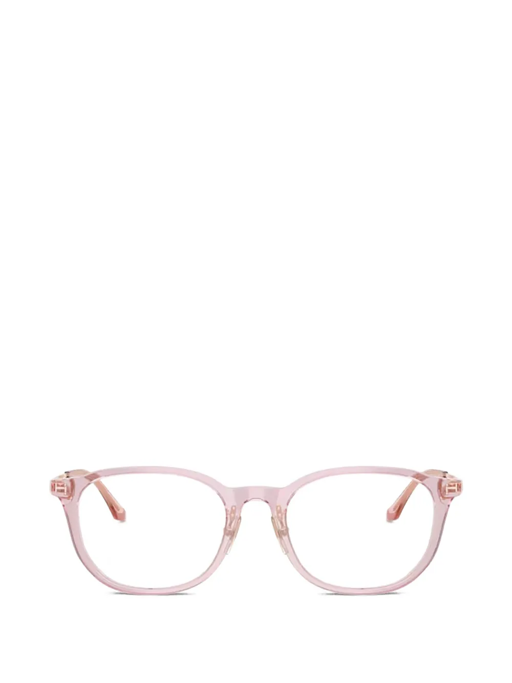 Vogue Eyewear 圆形镜框眼镜 In Pink